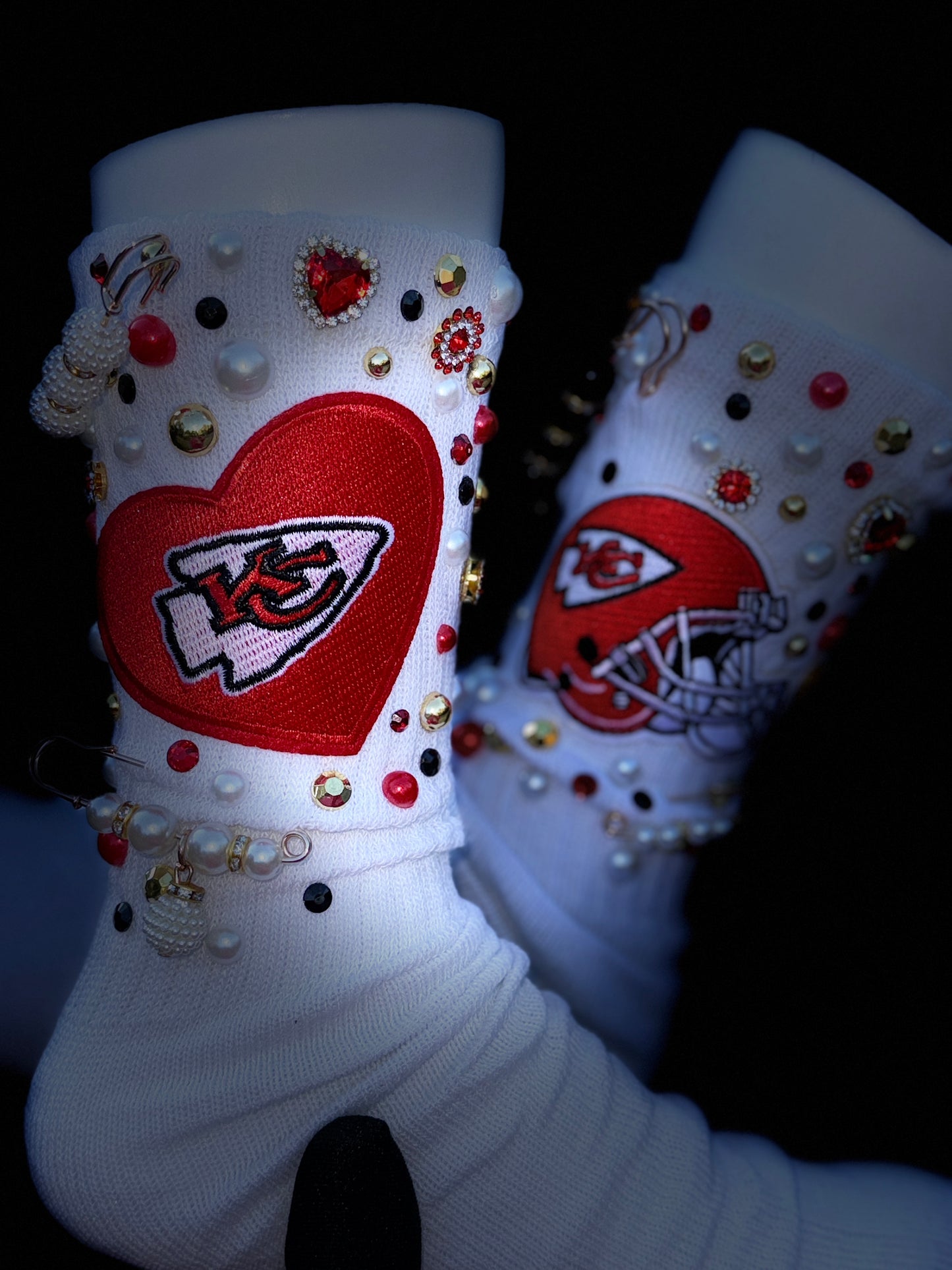“Kansas City Chiefs” Charm Socks