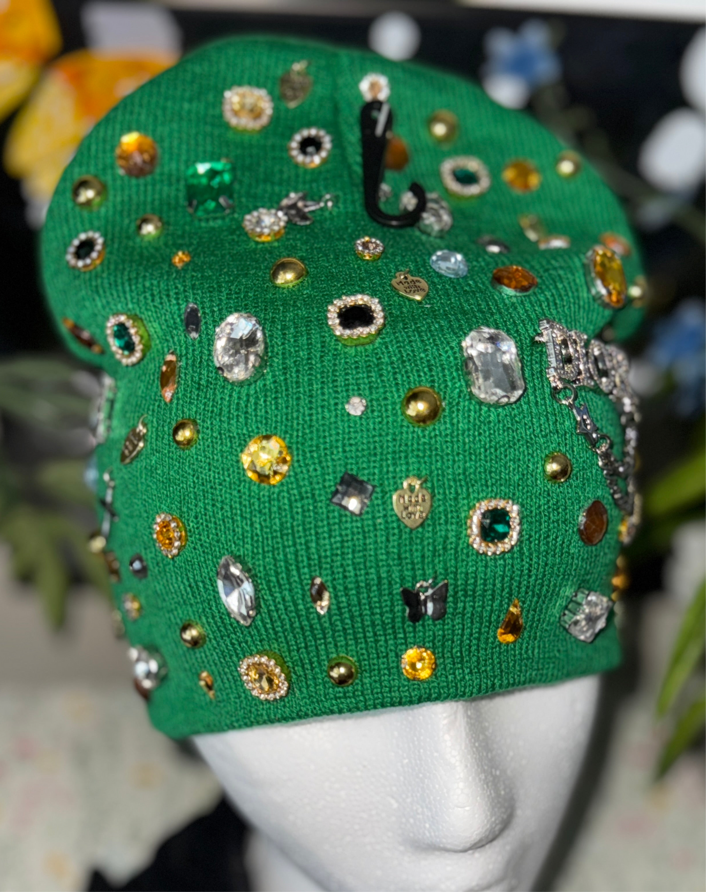 Green Charmed Beanie