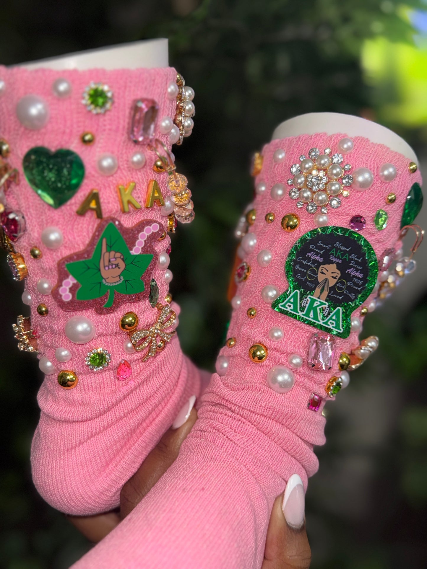 “AKA” Charm Socks