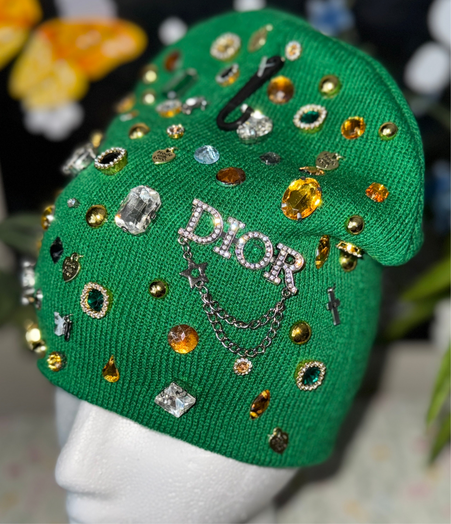 Green Charmed Beanie