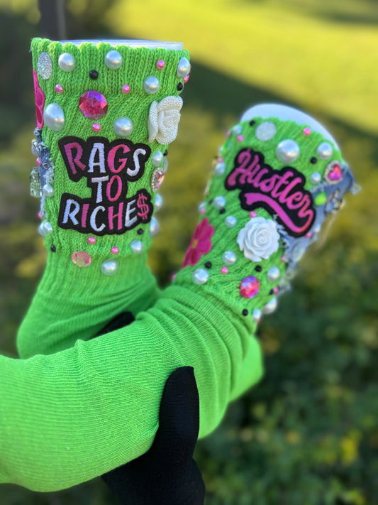 “Rags 2 Riches” Charm Socks