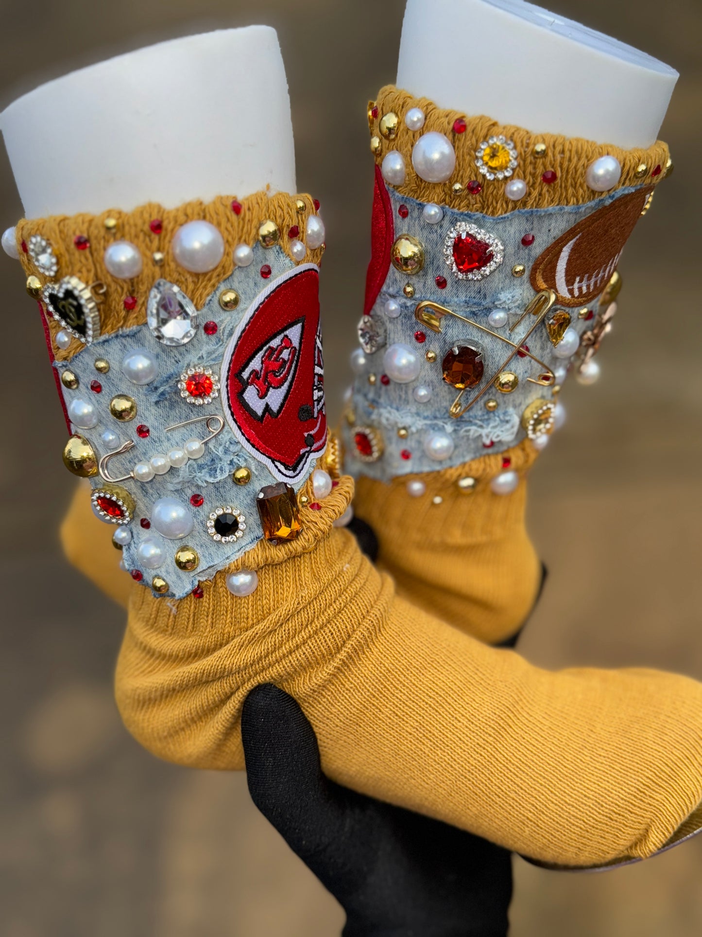 “KC Chiefs” Charm Socks