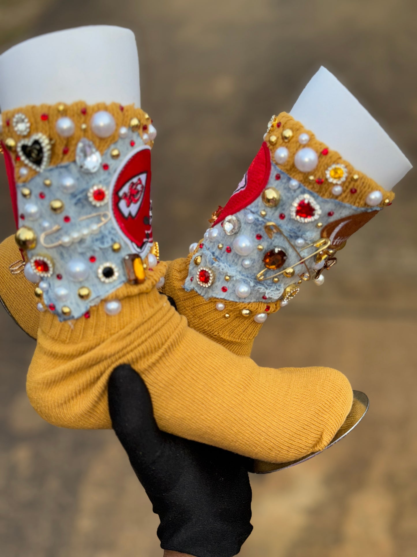 “KC Chiefs” Charm Socks