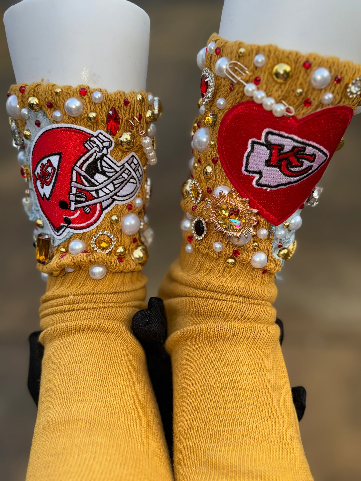 “KC Chiefs” Charm Socks