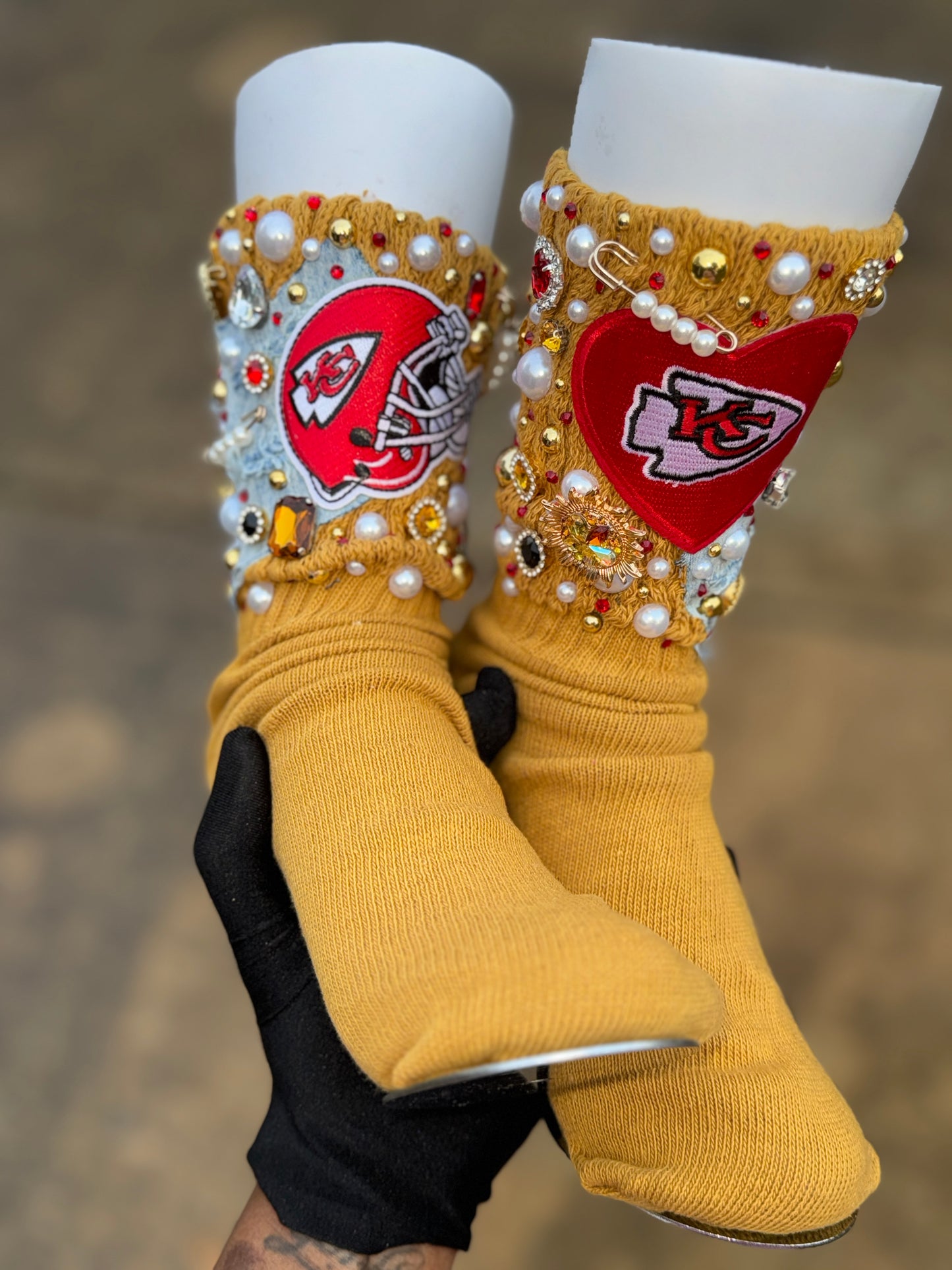 “KC Chiefs” Charm Socks