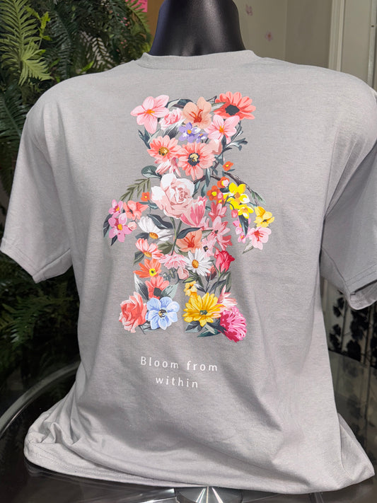 “Flower Bear” Graphic T-Shirt