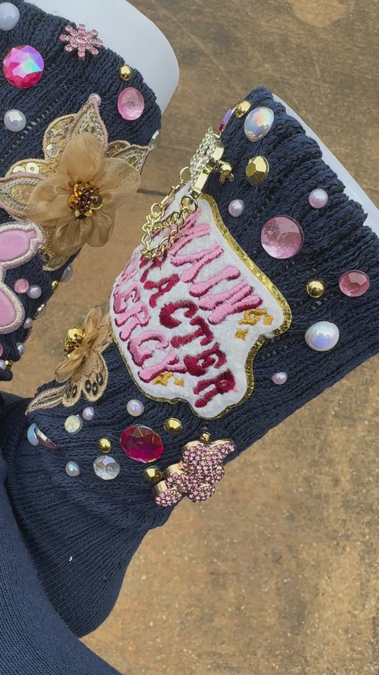 “Main Character Energy” Charm Socks
